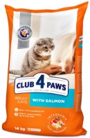 Сухой корм для кошек Клуб 4 лапы Adult Cats Salmon 14kg