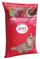 Hrană uscată pentru pisici Мяу Adult Liver 11kg