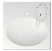 Умывальник Marrbaxx Smayl V055D1 Signal White фото №4 — интернет-магазин Desire.md