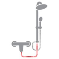 Душевой шланг Ferro L-50cm  W04 фото №2 — интернет-магазин Desire.md