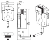 Rezervor WC îngropat cu cadru Creavit GR5007 imaginea #2 — magazin online Desire.md