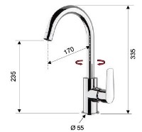 Baterie bucătărie Remer Vanity V72 imaginea #2 — magazin online Desire.md