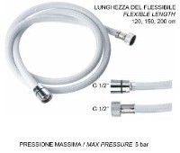 Furtun de duș Remer 332CNNB150 imaginea #2 — magazin online Desire.md