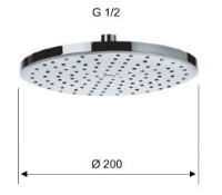 Cap de duș Remer Minimal 356M imaginea #2 — magazin online Desire.md