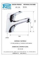 Смеситель для умывальника Remer Kiss 11L2 фото №2 — интернет-магазин Desire.md