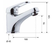 Смеситель для умывальника Remer Remix 11 фото №2 — интернет-магазин Desire.md