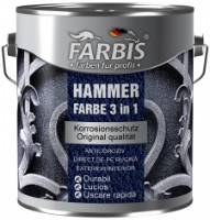 Краска Farbis Hammer 3in1 F 1304 Gray 0.75L