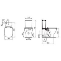 Rezervor de toaletă Ideal Standard Tesi T356801 imaginea #2 — magazin online Desire.md