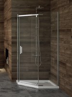 Cabină de duș New Trendy New Komfort K-0528 Pentagonal 100x80x190 Hinged (13289) imaginea #1 — magazin online Desire.md