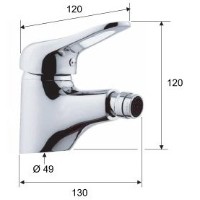Смеситель для биде Remer Kiss 21 фото №2 — интернет-магазин Desire.md