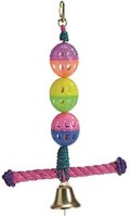 Jucărie pentru păsări Beeztees Sisal Fiber and Bells (10406)