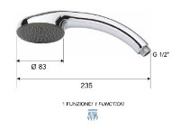 Pară de duș Remer 312ROX imaginea #2 — magazin online Desire.md