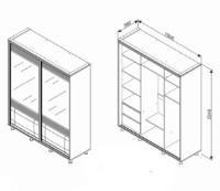 Шкаф-купе Ambianta Clasic 1.8 Cremona фото №2 — интернет-магазин Desire.md