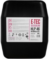 Гидравлическое масло E-TEC HLP-46 20L.