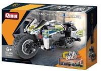 Set de construcție XTech Pull Back Police Motorbike 193 pcs (5806) imaginea #1 — magazin online Desire.md