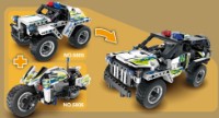 Set de construcție XTech Pull Back Police Motorbike 193 pcs (5806) imaginea #2 — magazin online Desire.md