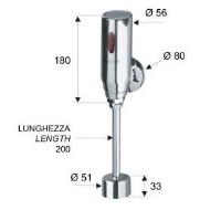 Robinet sensor pentru pisoar Remer Sensor SE33 imaginea #2 — magazin online Desire.md