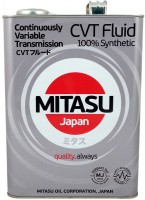 Трансмиссионное масло Mitasu CVT Fluid 4L