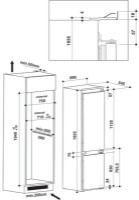 Встраиваемый холодильник Whirlpool SP40 802 EU фото №3 — интернет-магазин Desire.md