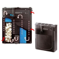 Acvariu Ferplast Capri 60 LED Black 60L imaginea #3 — magazin online Desire.md