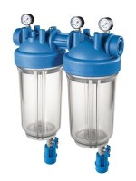 Корпус фильтра Atlas Filtri DP 10 BB duo Big S M Transparent 1