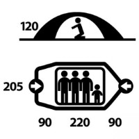 Палатка Husky Fighter 3-4 Red фото №5 — интернет-магазин Desire.md
