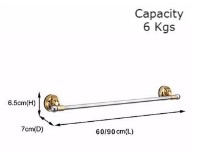 Suport prosop Feca E11 Chromium\Golden (440581-1111) imaginea #2 — magazin online Desire.md