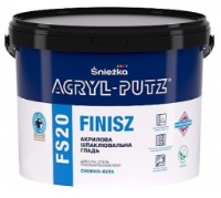 Glet pentru pereti si tavane Sniezka Acryl-putz finisz 27kg