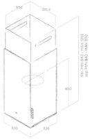 Вытяжка Elica Haiku Island BL/A/32 фото №3 — интернет-магазин Desire.md