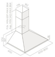 Hota Elica Missy PB IX/A/90 imaginea #3 — magazin online Desire.md