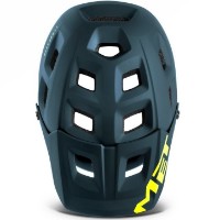 Cască Met Terranova Matt Petrol Blue/Lime Green M imaginea #3 — magazin online Desire.md