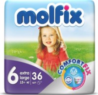 Подгузники Molfix Extra Large 6/36pcs