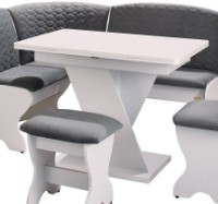 Masă pentru bucătărie Ambianta Saxonia White imaginea #1 — magazin online Desire.md