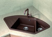 Кухонная мойка Florentina Vesta Moka (20.285.E1005.303) фото №4 — интернет-магазин Desire.md