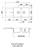 Кухонная мойка Plados Infinity NF11620 UG58 Milk White фото №2 — интернет-магазин Desire.md