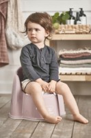 Oala-scaunel BabyBjorn Potty Chair Powder Pink (055264A) imaginea #2 — magazin online Desire.md