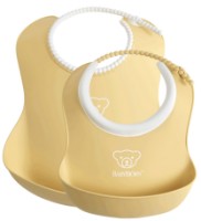 Set de baveți BabyBjorn Baby Feeding Set Powder Yellow (046766A)