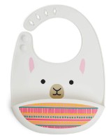 Слюнявчик Skip Hop Fold & Go Zoo Lama (9I414910) фото №1 — интернет-магазин Desire.md