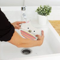 Слюнявчик Skip Hop Fold & Go Zoo Lama (9I414910) фото №3 — интернет-магазин Desire.md