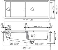 Кухонная мойка Schock Prepstation D-150 Magma фото №2 — интернет-магазин Desire.md