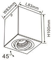 Спот Flitz Leuchten Cuadro (FL804-1C) фото №2 — интернет-магазин Desire.md