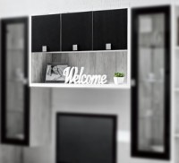 Raft de perete Ambianta Oscar 675x1200cm Alb Samoa