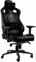 Геймерское кресло Noblechairs EPIC Black/Green фото №1 — интернет-магазин Desire.md