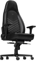 Scaun gaming Noblechairs ICON Black/Platinum-White imaginea #3 — magazin online Desire.md
