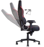Scaun gaming Новый стиль Hexter XR R4D MPD MB70 Eco/01 Black/Red imaginea #4 — magazin online Desire.md