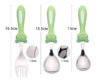 Set tacâmuri pentru copii Fissman Frog 3562 imaginea #3 — magazin online Desire.md