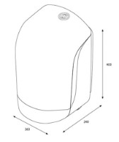 Диспенсер для бумаги Katrin Centerfeed M White (82216) фото №3 — интернет-магазин Desire.md