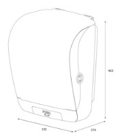 Диспенсер для бумаги Katrin System Black (82070) фото №3 — интернет-магазин Desire.md