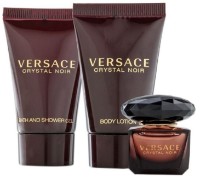 Set de parfumuri pentru ea Versace Crystal Noir EDT 50ml + Shower Gel 50ml + Body Lotion 50ml