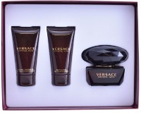 Парфюмерный набор для неё Versace Crystal Noir EDT 50ml + Shower Gel 50ml + Body Lotion 50ml